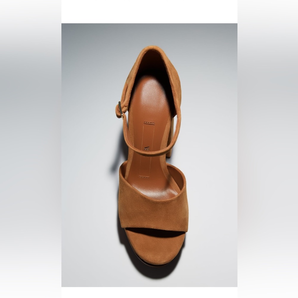 ZARA CHUNKY SUADE PLATFORM
